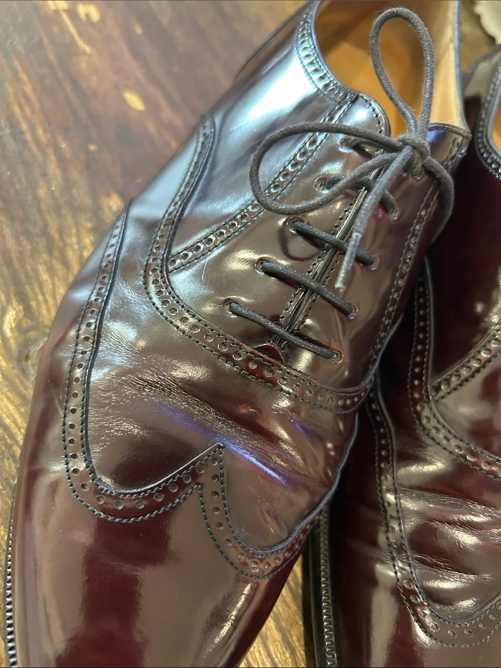Caporicci oxblood wingtip